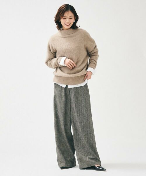 UNTITLED / アンタイトル ニット・セーター | 【大人な品格/ふわふわニット】フォックスカシミヤ コクーンニット | 詳細13