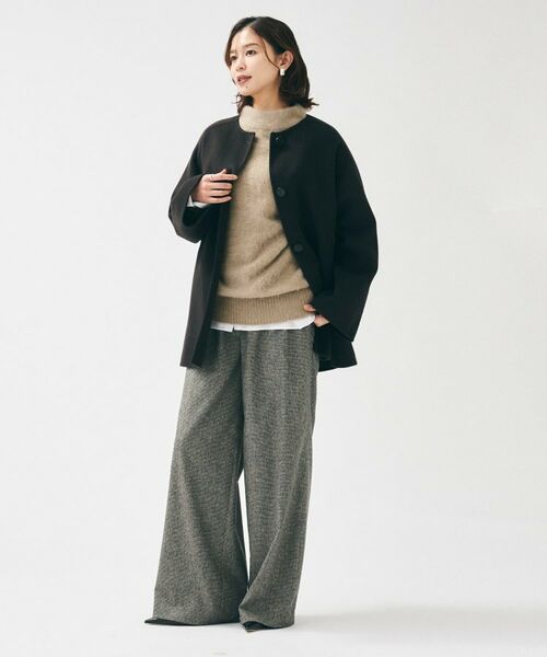 UNTITLED / アンタイトル ニット・セーター | 【大人な品格/ふわふわニット】フォックスカシミヤ コクーンニット | 詳細14
