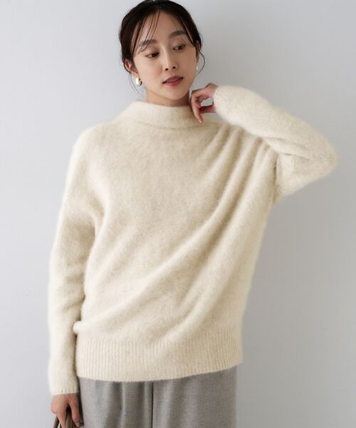 UNTITLED / アンタイトル ニット・セーター | 【大人な品格/ふわふわニット】フォックスカシミヤ コクーンニット | 詳細16