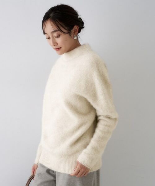UNTITLED / アンタイトル ニット・セーター | 【大人な品格/ふわふわニット】フォックスカシミヤ コクーンニット | 詳細17