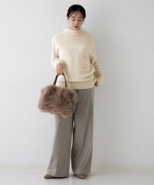 UNTITLED / アンタイトル ニット・セーター | 【大人な品格/ふわふわニット】フォックスカシミヤ コクーンニット | 詳細18