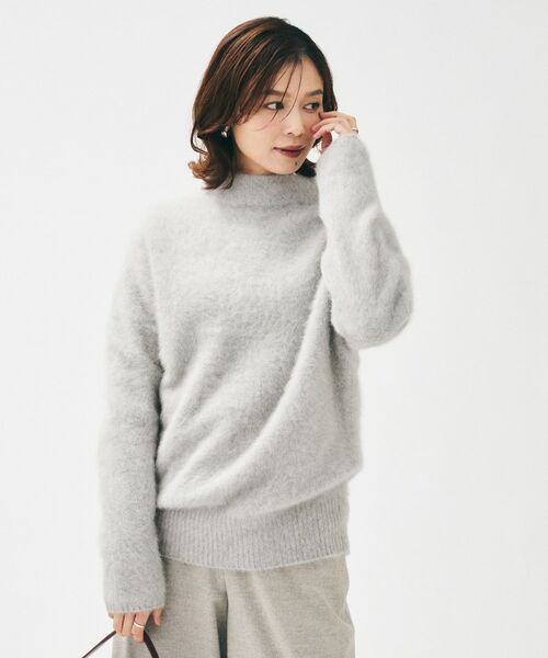 UNTITLED / アンタイトル ニット・セーター | 【大人な品格/ふわふわニット】フォックスカシミヤ コクーンニット | 詳細2