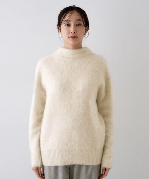 UNTITLED / アンタイトル ニット・セーター | 【大人な品格/ふわふわニット】フォックスカシミヤ コクーンニット | 詳細20