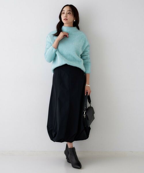 UNTITLED / アンタイトル ニット・セーター | 【大人な品格/ふわふわニット】フォックスカシミヤ コクーンニット | 詳細9