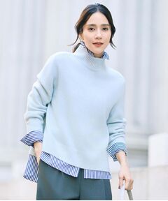 UNTITLED / アンタイトル ニット・セーター | 【8色展開/洗える】ウールカシミヤ ハイネックニット