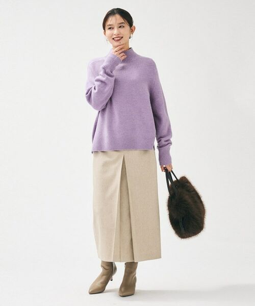 UNTITLED / アンタイトル ニット・セーター | 【8色展開/洗える】ウールカシミヤ ハイネックニット | 詳細23