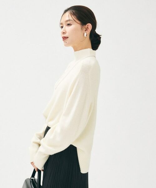 UNTITLED / アンタイトル ニット・セーター | 【8色展開/洗える】ウールカシミヤ ハイネックニット | 詳細3