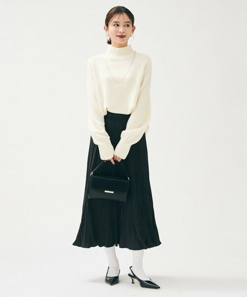 UNTITLED / アンタイトル ニット・セーター | 【8色展開/洗える】ウールカシミヤ ハイネックニット | 詳細4