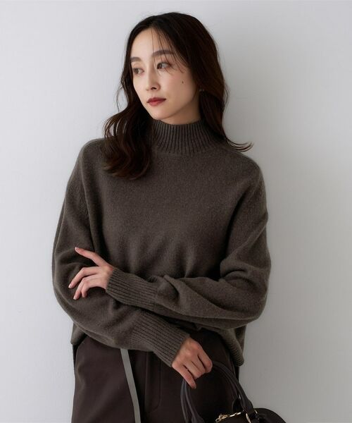 UNTITLED / アンタイトル ニット・セーター | 【8色展開/洗える】ウールカシミヤ ハイネックニット | 詳細6