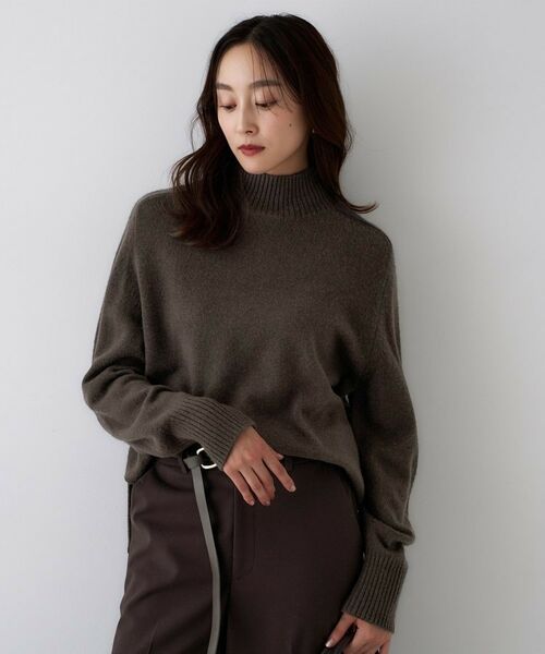 UNTITLED / アンタイトル ニット・セーター | 【8色展開/洗える】ウールカシミヤ ハイネックニット | 詳細7