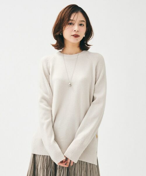 UNTITLED / アンタイトル ニット・セーター | 【重ね着もおすすめ/洗える】ウールカシミヤ クルーネックニット | 詳細13