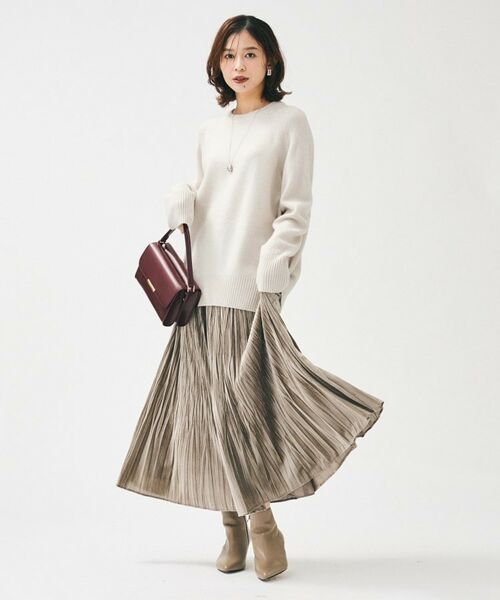 UNTITLED / アンタイトル ニット・セーター | 【重ね着もおすすめ/洗える】ウールカシミヤ クルーネックニット | 詳細14
