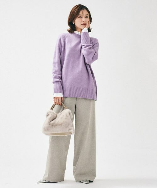 UNTITLED / アンタイトル ニット・セーター | 【重ね着もおすすめ/洗える】ウールカシミヤ クルーネックニット | 詳細22