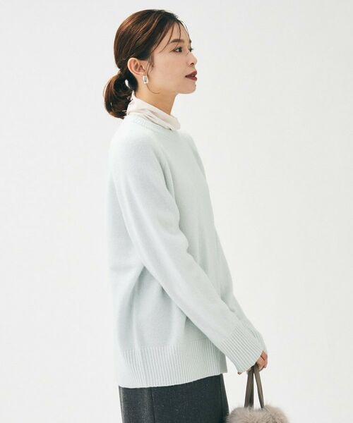 UNTITLED / アンタイトル ニット・セーター | 【重ね着もおすすめ/洗える】ウールカシミヤ クルーネックニット | 詳細25