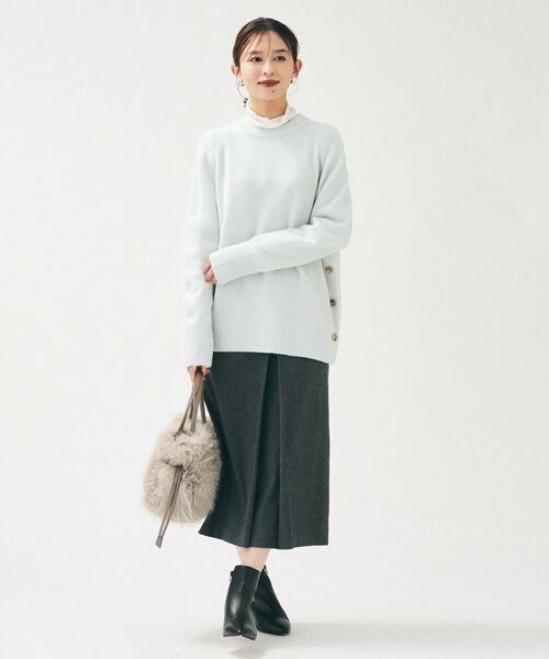 UNTITLED / アンタイトル ニット・セーター | 【重ね着もおすすめ/洗える】ウールカシミヤ クルーネックニット | 詳細26