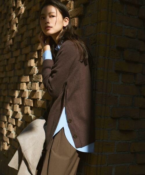 UNTITLED / アンタイトル ニット・セーター | 【重ね着もおすすめ/洗える】ウールカシミヤ クルーネックニット | 詳細6