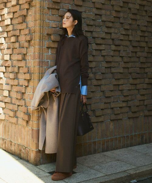 UNTITLED / アンタイトル ニット・セーター | 【重ね着もおすすめ/洗える】ウールカシミヤ クルーネックニット | 詳細7