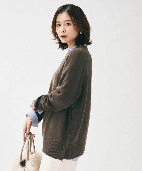 UNTITLED / アンタイトル ニット・セーター | 【重ね着もおすすめ/洗える】ウールカシミヤ クルーネックニット | 詳細9