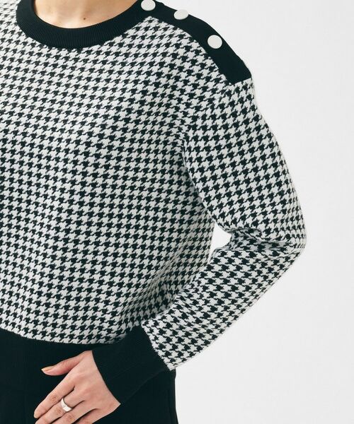 UNTITLED / アンタイトル ニット・セーター | 【一枚で着映え/コンパクト丈】チドリジャカード プルオーバー | 詳細10
