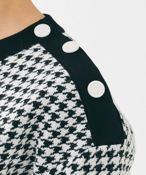 UNTITLED / アンタイトル ニット・セーター | 【一枚で着映え/コンパクト丈】チドリジャカード プルオーバー | 詳細11