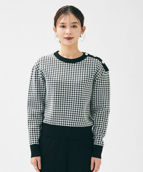 UNTITLED / アンタイトル ニット・セーター | 【一枚で着映え/コンパクト丈】チドリジャカード プルオーバー | 詳細6