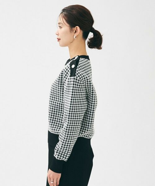 UNTITLED / アンタイトル ニット・セーター | 【一枚で着映え/コンパクト丈】チドリジャカード プルオーバー | 詳細7