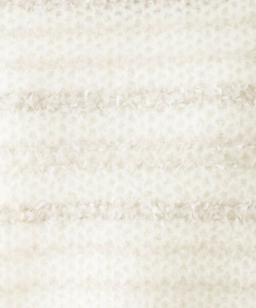 UNTITLED / アンタイトル ニット・セーター | 【ツイード調/コンパクト丈】ブークレーボートネックニット | 詳細11