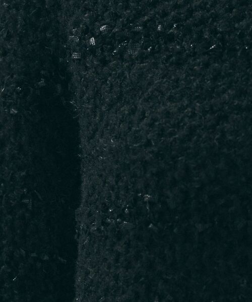 UNTITLED / アンタイトル ニット・セーター | 【ツイード調/コンパクト丈】ブークレーボートネックニット | 詳細5