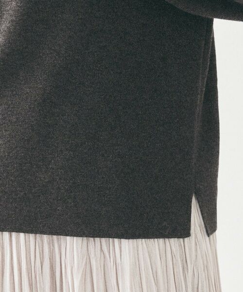 UNTITLED / アンタイトル ニット・セーター | 【きれいめ/程よくすっきり】ラメ入りワイドボートネックニット | 詳細24