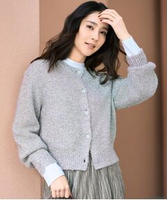 UNTITLED / アンタイトル カーディガン・ボレロ | 【ラメ風/着映え】ファンシーヤーン カーディガン