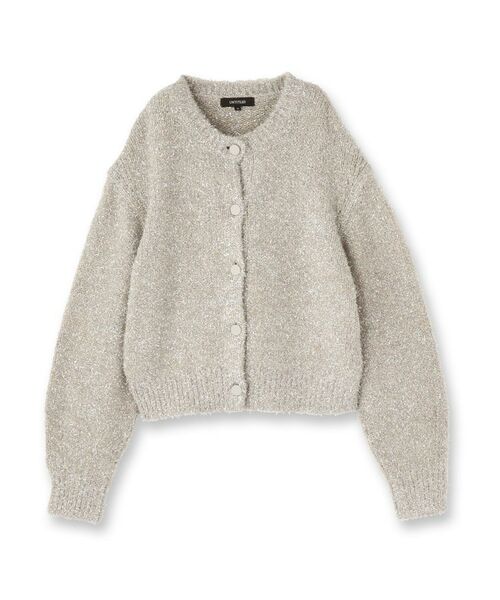 UNTITLED / アンタイトル カーディガン・ボレロ | 【ラメ風/着映え】ファンシーヤーン カーディガン | 詳細1