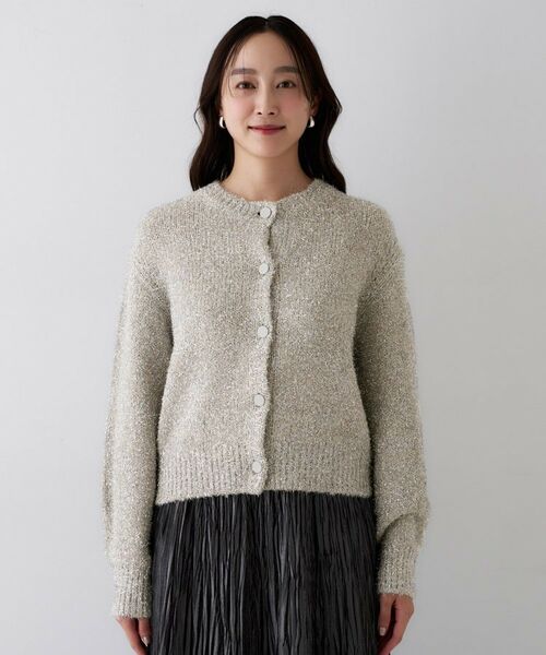 UNTITLED / アンタイトル カーディガン・ボレロ | 【ラメ風/着映え】ファンシーヤーン カーディガン | 詳細12