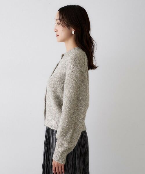 UNTITLED / アンタイトル カーディガン・ボレロ | 【ラメ風/着映え】ファンシーヤーン カーディガン | 詳細13