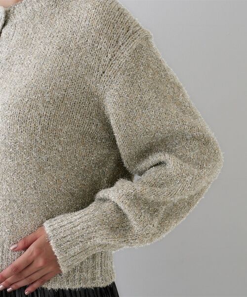 UNTITLED / アンタイトル カーディガン・ボレロ | 【ラメ風/着映え】ファンシーヤーン カーディガン | 詳細16