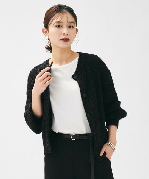 UNTITLED / アンタイトル カーディガン・ボレロ | 【ラメ風/着映え】ファンシーヤーン カーディガン | 詳細2