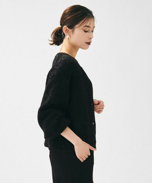 UNTITLED / アンタイトル カーディガン・ボレロ | 【ラメ風/着映え】ファンシーヤーン カーディガン | 詳細3