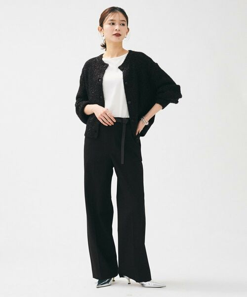 UNTITLED / アンタイトル カーディガン・ボレロ | 【ラメ風/着映え】ファンシーヤーン カーディガン | 詳細4