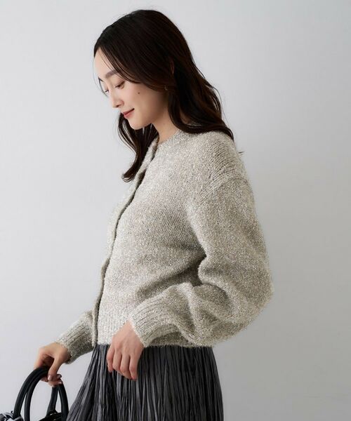 UNTITLED / アンタイトル カーディガン・ボレロ | 【ラメ風/着映え】ファンシーヤーン カーディガン | 詳細9