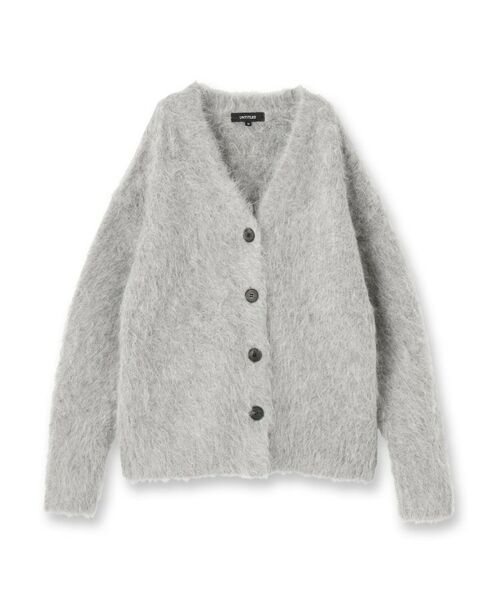 UNTITLED / アンタイトル カーディガン・ボレロ | 【ゆったり/モヘヤニット】アルパカ混シャギー カーディガン | 詳細1