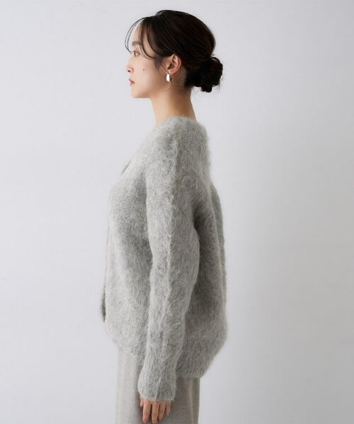 UNTITLED / アンタイトル カーディガン・ボレロ | 【ゆったり/モヘヤニット】アルパカ混シャギー カーディガン | 詳細19