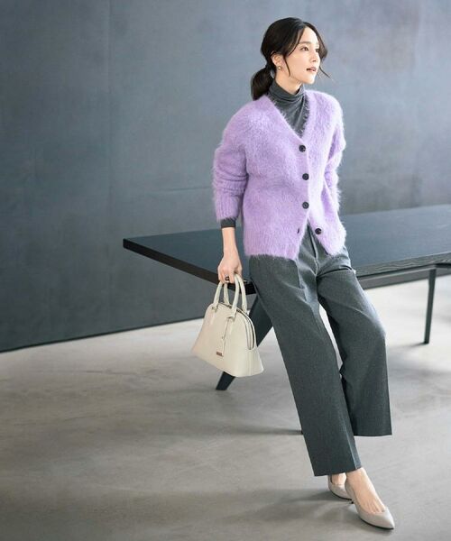 UNTITLED / アンタイトル カーディガン・ボレロ | 【ゆったり/モヘヤニット】アルパカ混シャギー カーディガン | 詳細9