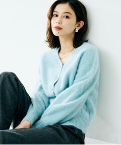 UNTITLED / アンタイトル カーディガン・ボレロ | 【大人な品格/ふわふわニット】フォックスカシミヤ2WAYカーディガン