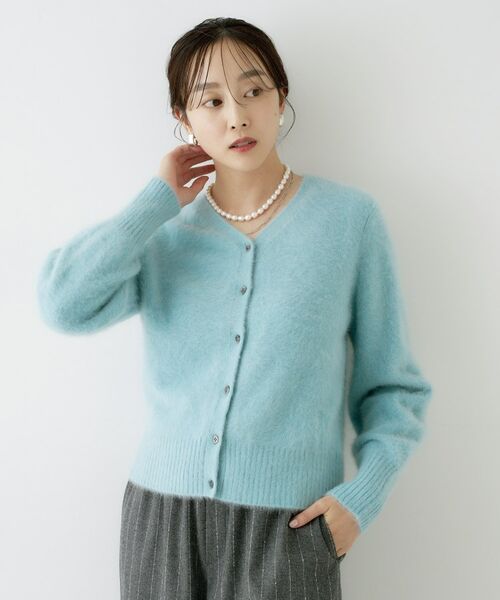 UNTITLED / アンタイトル カーディガン・ボレロ | 【大人な品格/ふわふわニット】フォックスカシミヤ2WAYカーディガン | 詳細10