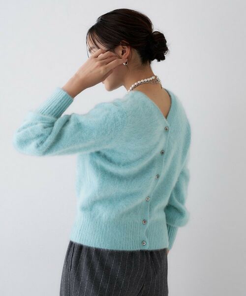 UNTITLED / アンタイトル カーディガン・ボレロ | 【大人な品格/ふわふわニット】フォックスカシミヤ2WAYカーディガン | 詳細12