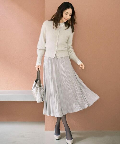 UNTITLED / アンタイトル カーディガン・ボレロ | 【大人な品格/ふわふわニット】フォックスカシミヤ2WAYカーディガン | 詳細22