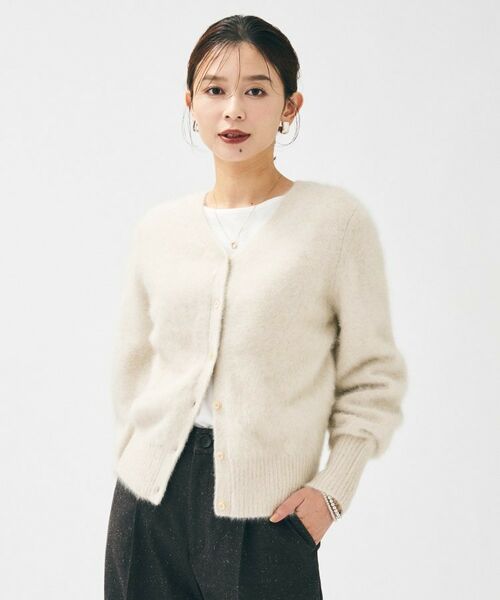 UNTITLED / アンタイトル カーディガン・ボレロ | 【大人な品格/ふわふわニット】フォックスカシミヤ2WAYカーディガン | 詳細24