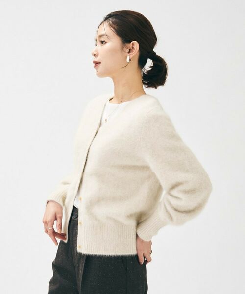 UNTITLED / アンタイトル カーディガン・ボレロ | 【大人な品格/ふわふわニット】フォックスカシミヤ2WAYカーディガン | 詳細25