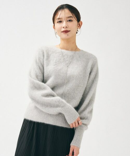 UNTITLED / アンタイトル カーディガン・ボレロ | 【大人な品格/ふわふわニット】フォックスカシミヤ2WAYカーディガン | 詳細4