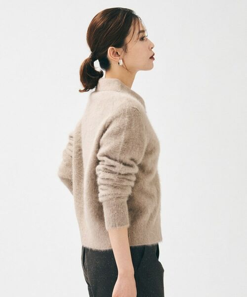 UNTITLED / アンタイトル カーディガン・ボレロ | 【大人な品格/ふわふわニット】フォックスカシミヤ衿付きカーディガン | 詳細14