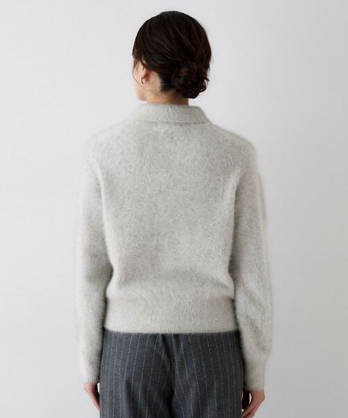 UNTITLED / アンタイトル カーディガン・ボレロ | 【大人な品格/ふわふわニット】フォックスカシミヤ衿付きカーディガン | 詳細23